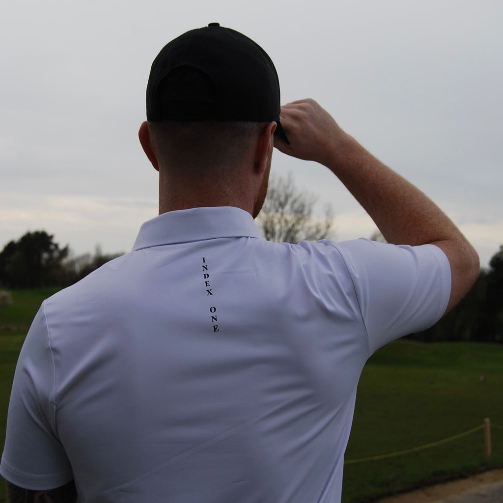 Performance Golf Polo - Pearl White