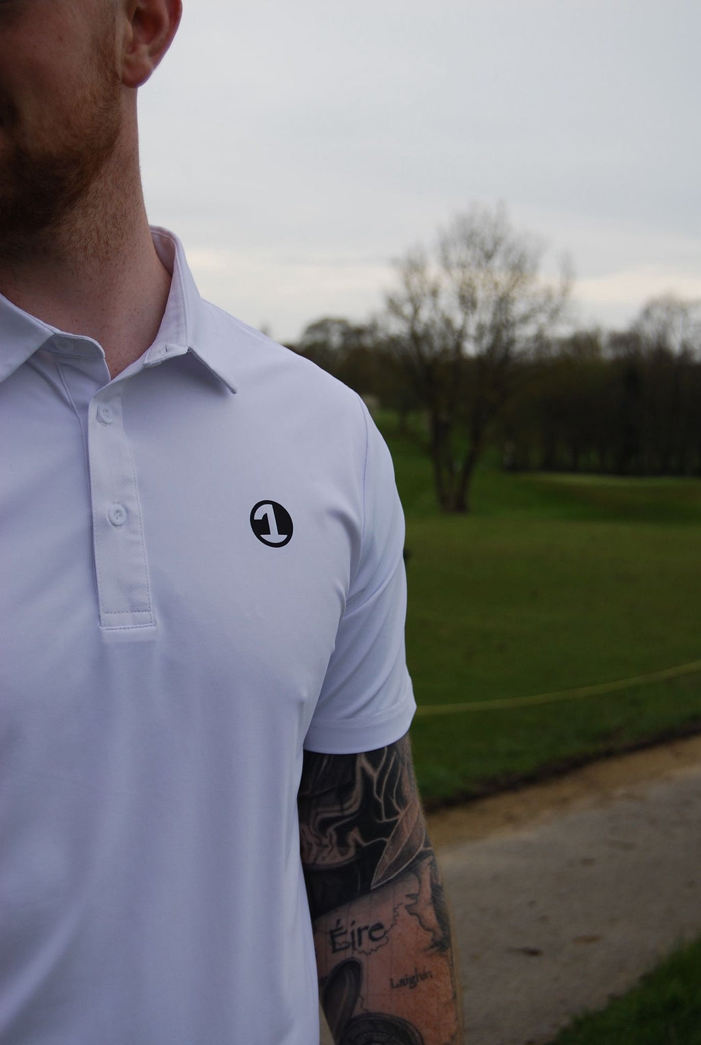 Performance Golf Polo - Pearl White